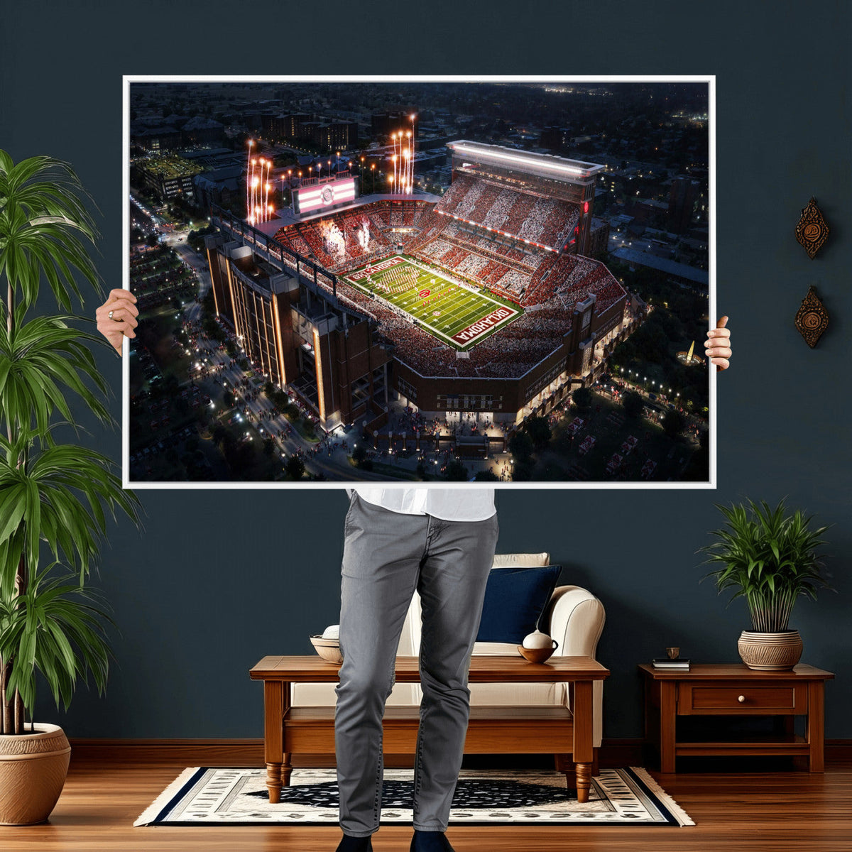 Oklahoma Memorial Stadium - Gaylord Memorial Stadium Wall