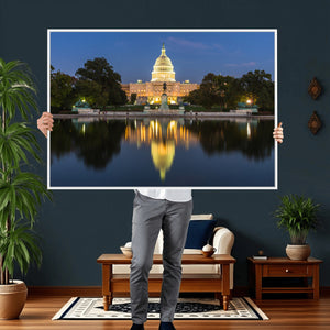 US Capitol Building Wall Art Canvas Print – Washington DC