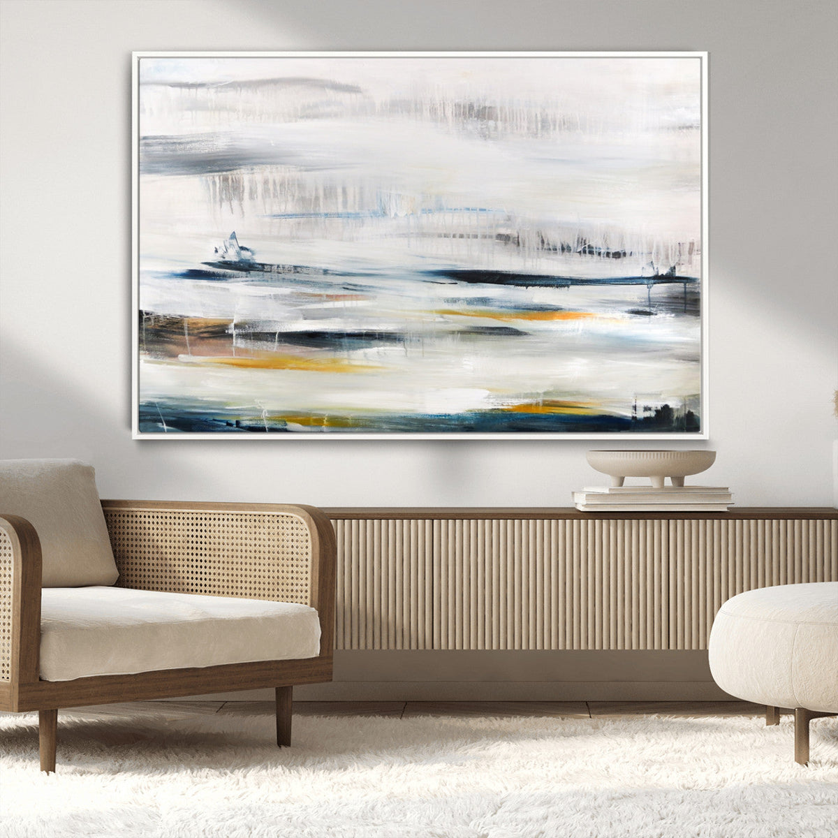 Soft Color Abstract Canvas Print