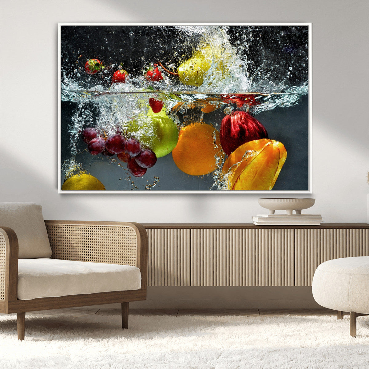 Kithen Vegetables World Wall Art Canvas Print