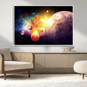 Space and Galaxy Canvas Print