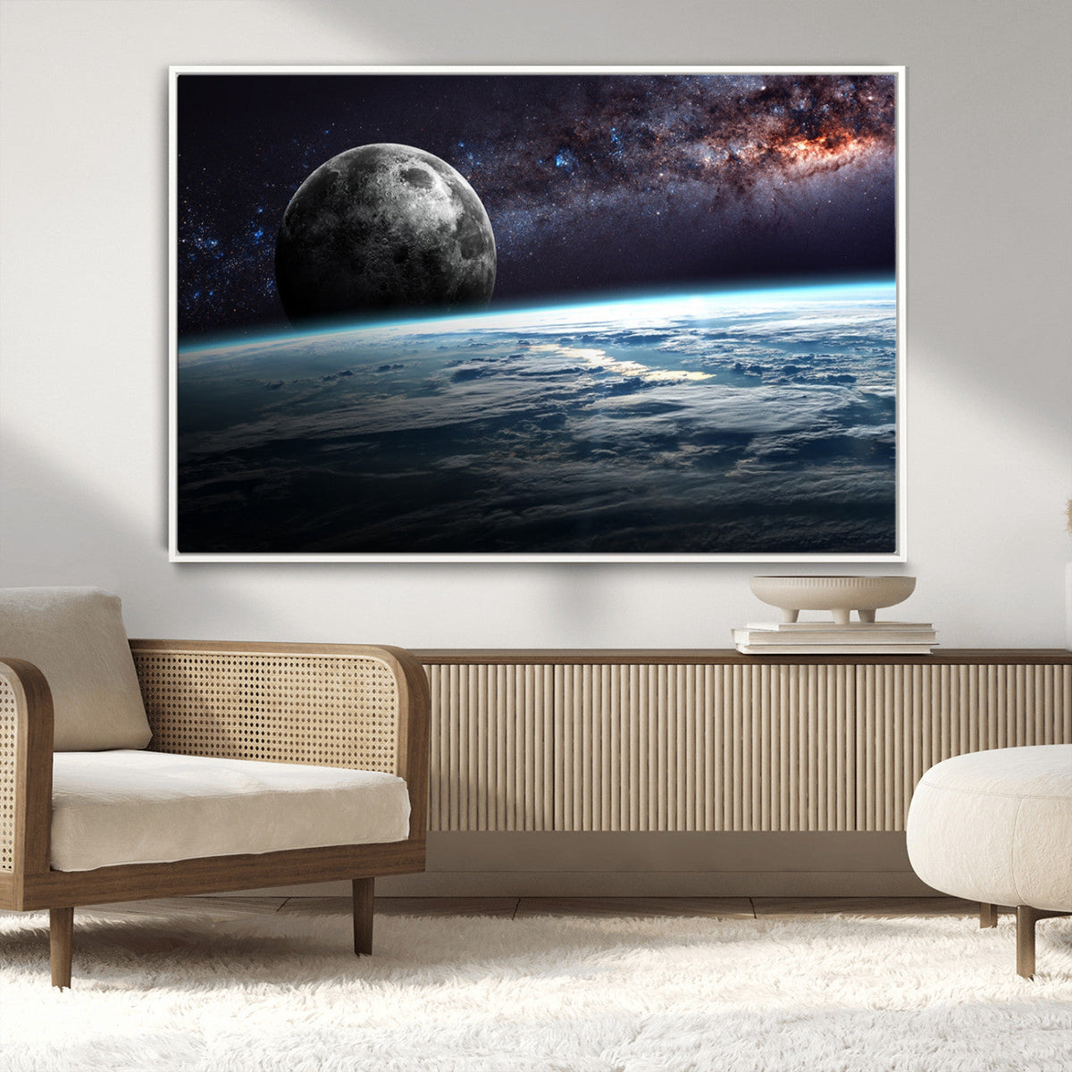 Space and Planet Canvas Print