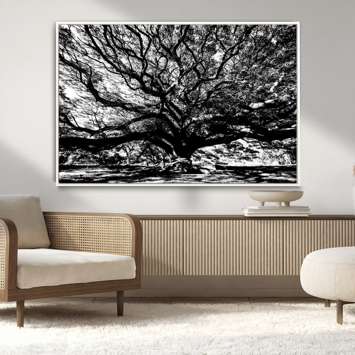 Mighty Angel Oak Wall Art | Angel Oak Tree Art Print