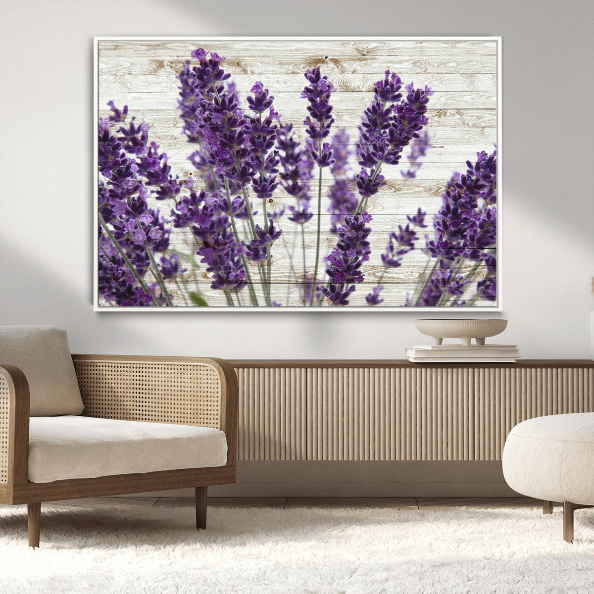 Lavender Herb Wall Art Canvas Print