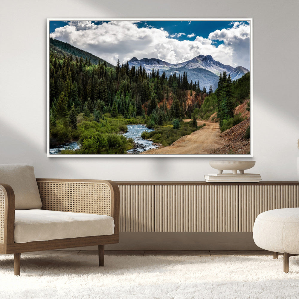 San Juan Nal Forest Wall Art Landscape Canvas Print