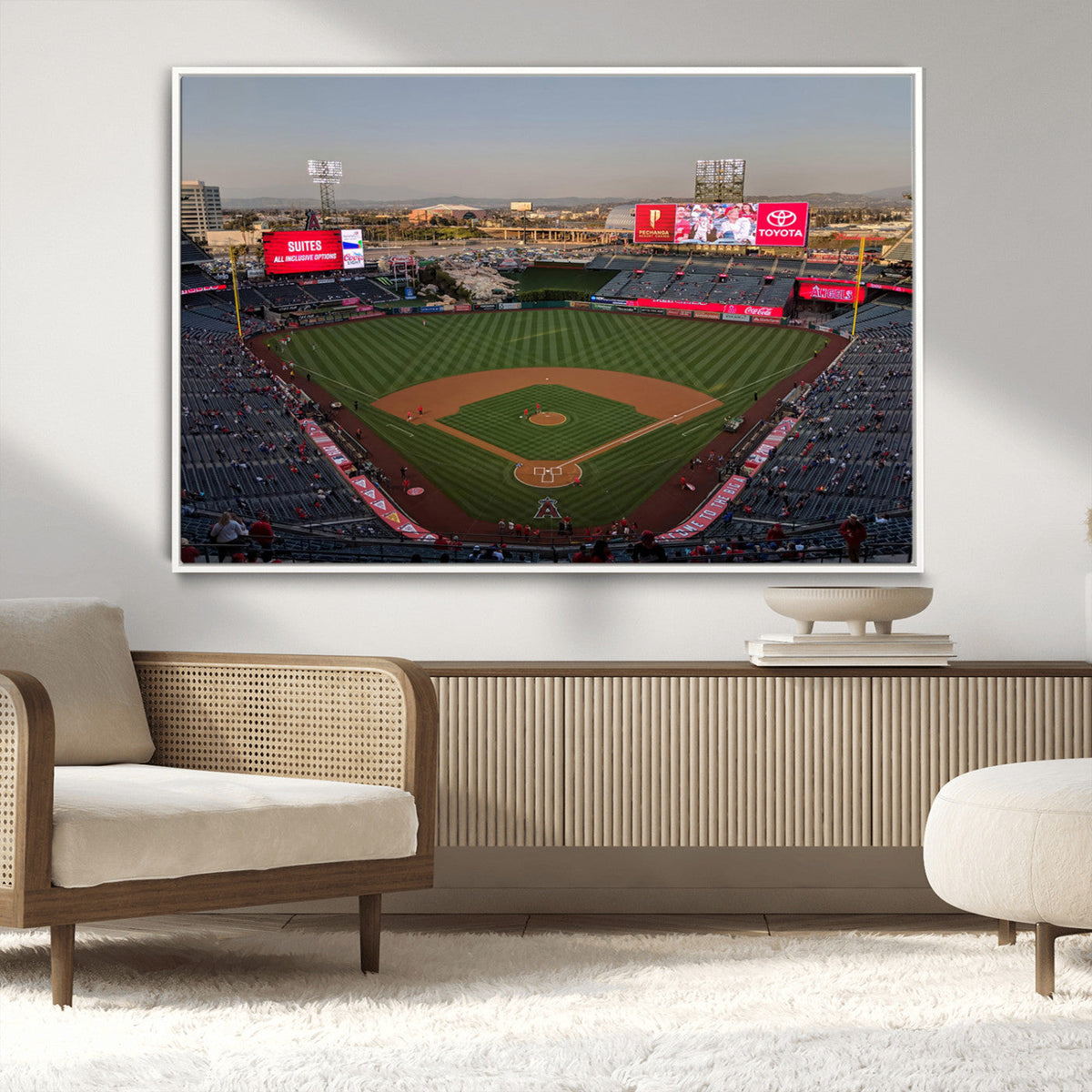 Los Angeles Angels Baseball Canvas Print - Anaheim Angel