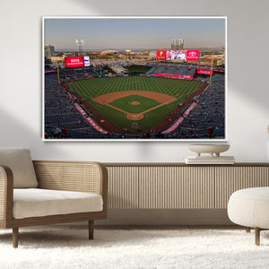 Los Angeles Angels Baseball Canvas Print - Anaheim Angel