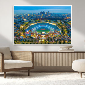 Los Angeles Dodgers Wall Art Canvas, Dodger Stadium Wall Art