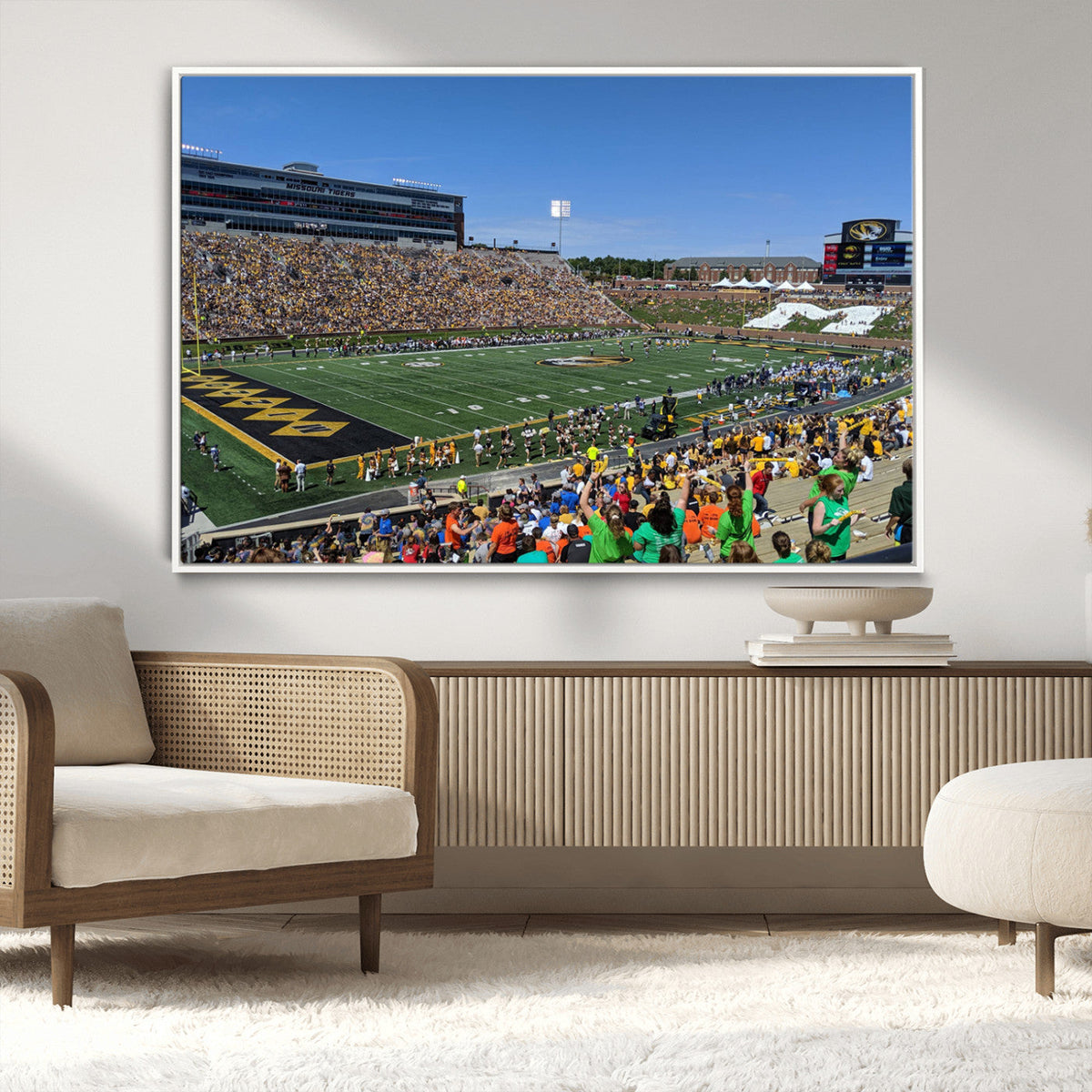 University of Missouri Tigers Football Team Print - Columbia