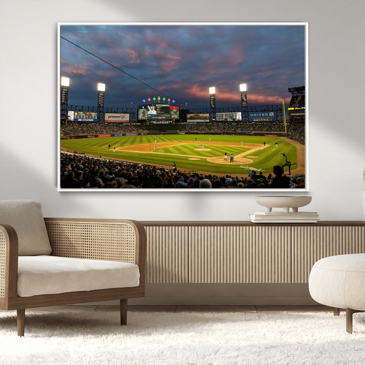 Chicago White Sox Baseball Team Print Canvas- Guaranteed