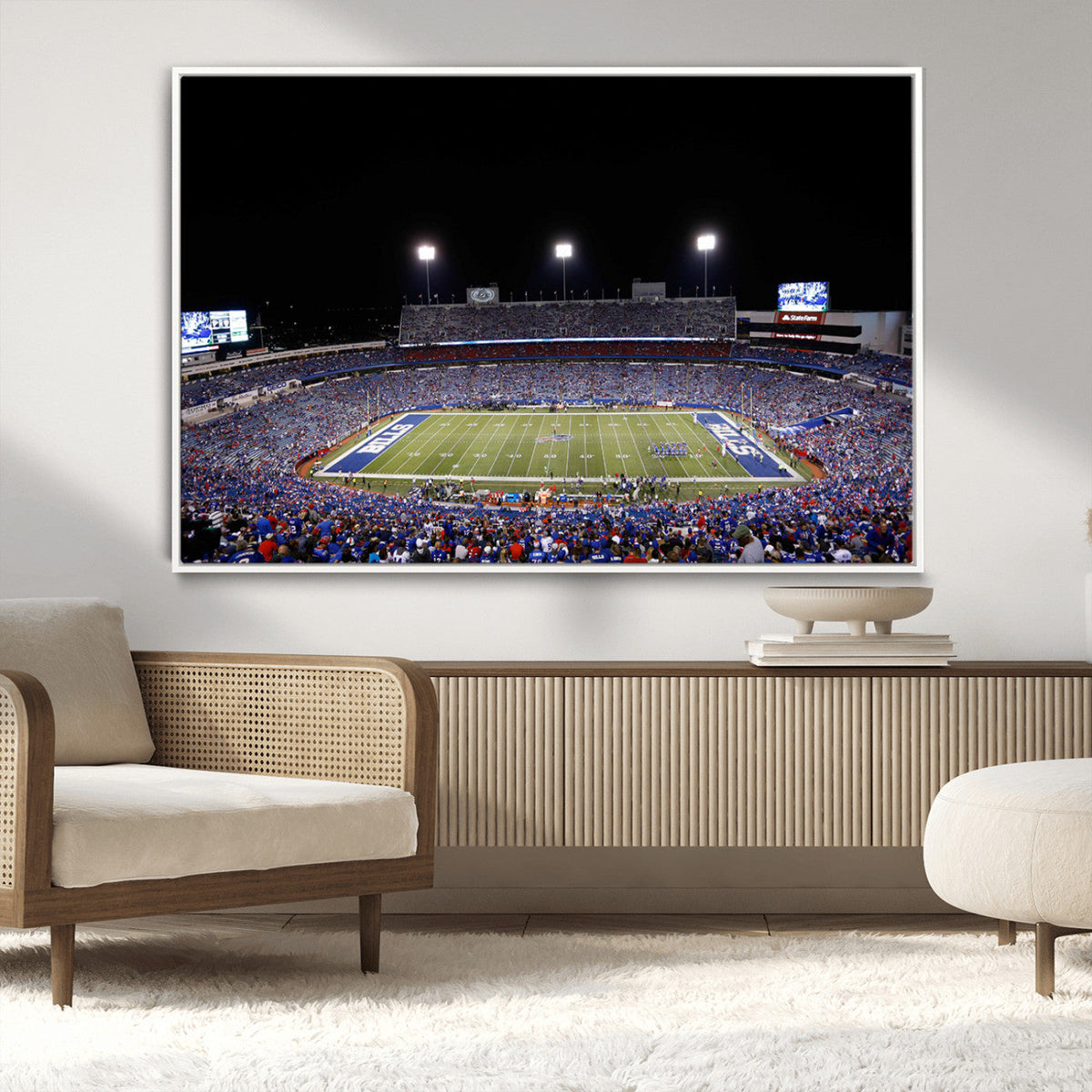 Buffalo Bills Wall Art - Buffalo Bills Stadium Canvas Print,