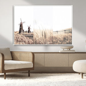 Farm Prints Set, Farmhouse Wall Art Canvas, Country House