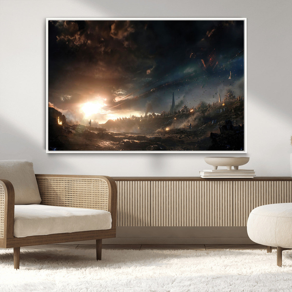 Avengers Planet Wall Art Canvas Print
