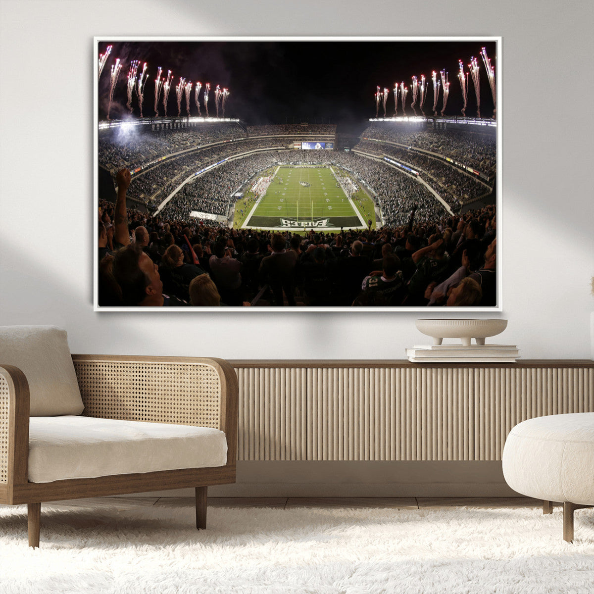 Eagles Field Stadium Wall Art - Philadelphia Eagles Football