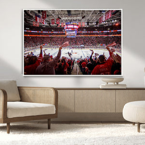 Carolina Hurricanes Ice Hockey Stadium Wall Art, Carolina