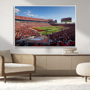 Florida Tampa Raymond James Stadium Wall Art Canvas Print -