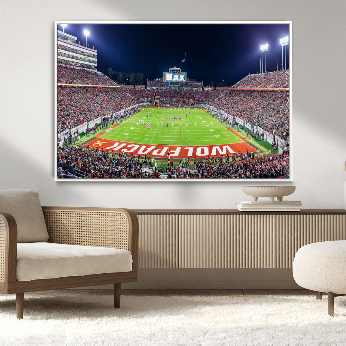 NC State Wolfpack Canvas Print - Raleigh Carter-Finley