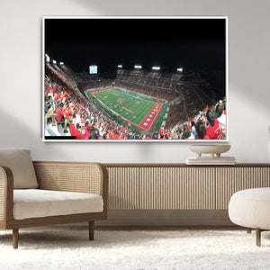 Houston Cougars Football Team Print - Houston TDECU Stadium