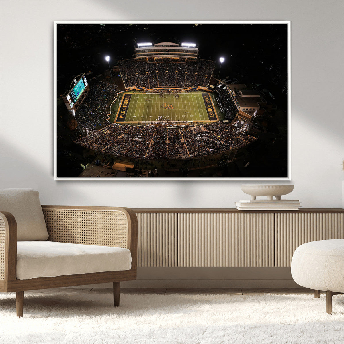 Wake Forest University Demon Deacons Canvas Printi, Football