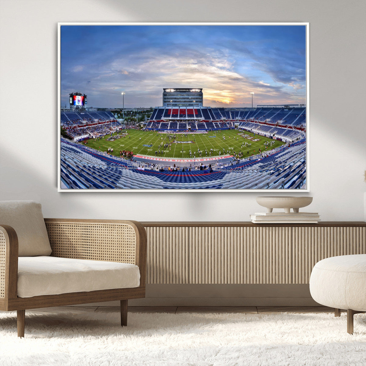 Florida Atlantic University Owls Football Team Print - Boca