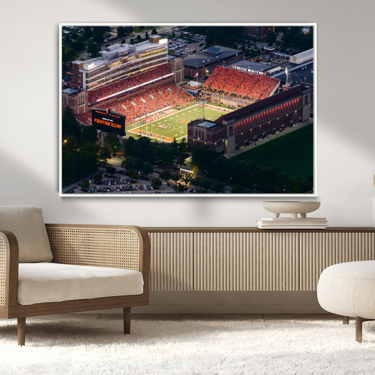 University of Illinois Fighting Illini Football Team Print -