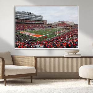 University of Illinois Fighting Illini Football Team Print -