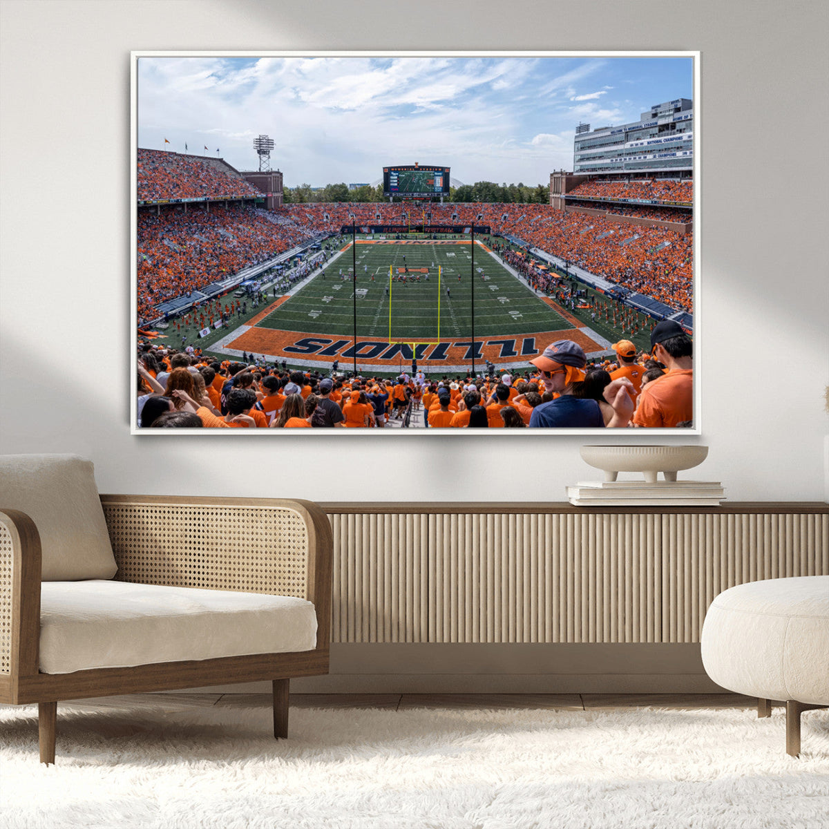 University of Illinois Fighting Illini Football Team Print