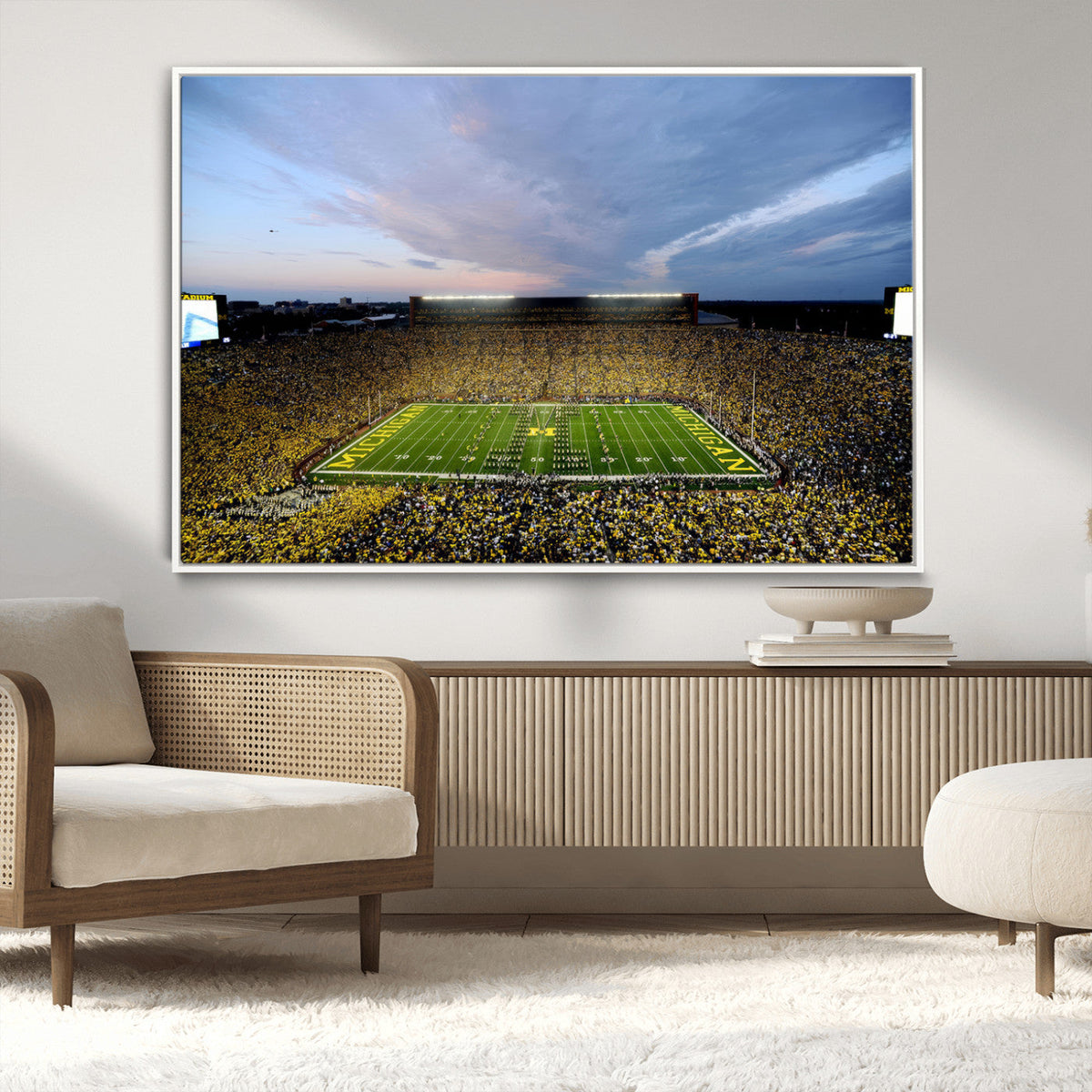 University of Michigan Wolverines Football Team Print - Ann