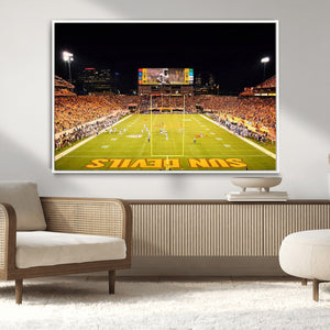 ASU Sun Devils Football Team Print - Phoenix Mountain