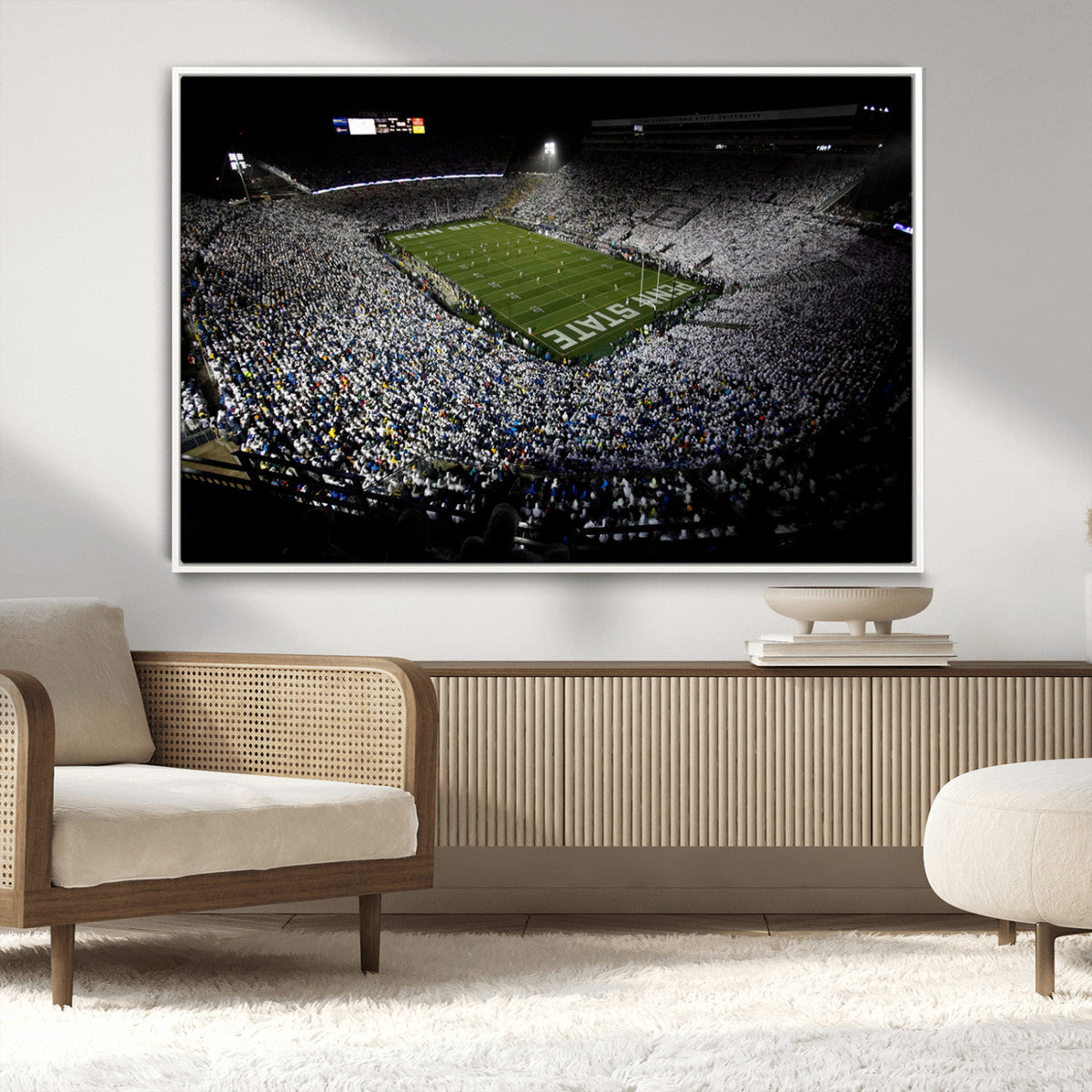 Penn State Football Stadium Wall Art - Beaver Stadium Canvas