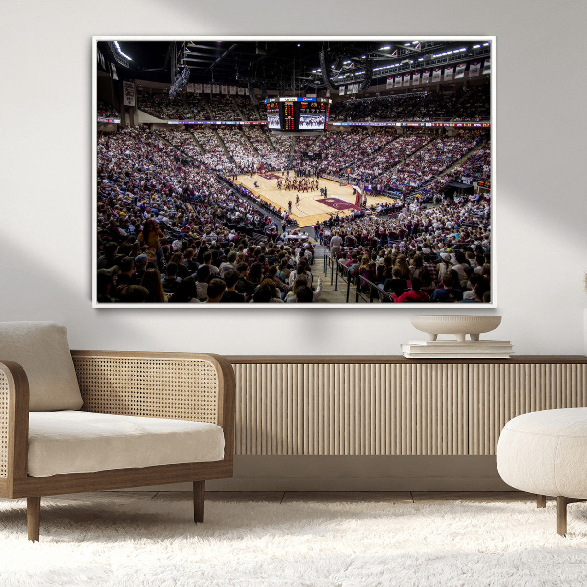 University of Nebraska Cornhuskers Basketball Team Print -
