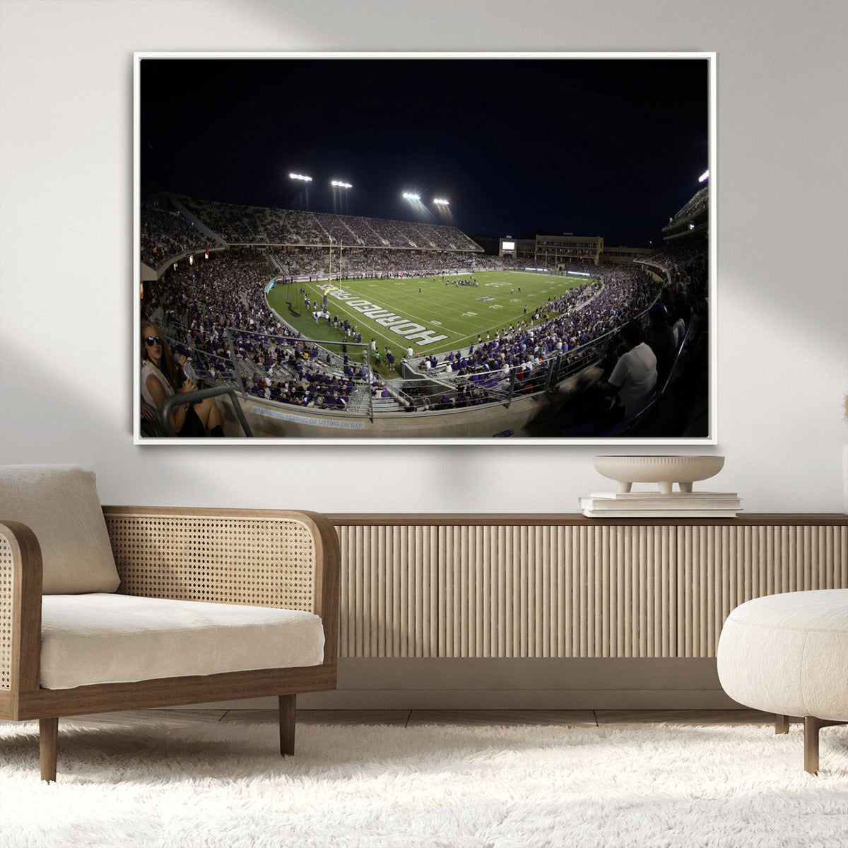 TCU Horned Frogs Football Team Print - Fort Worth Amon G.