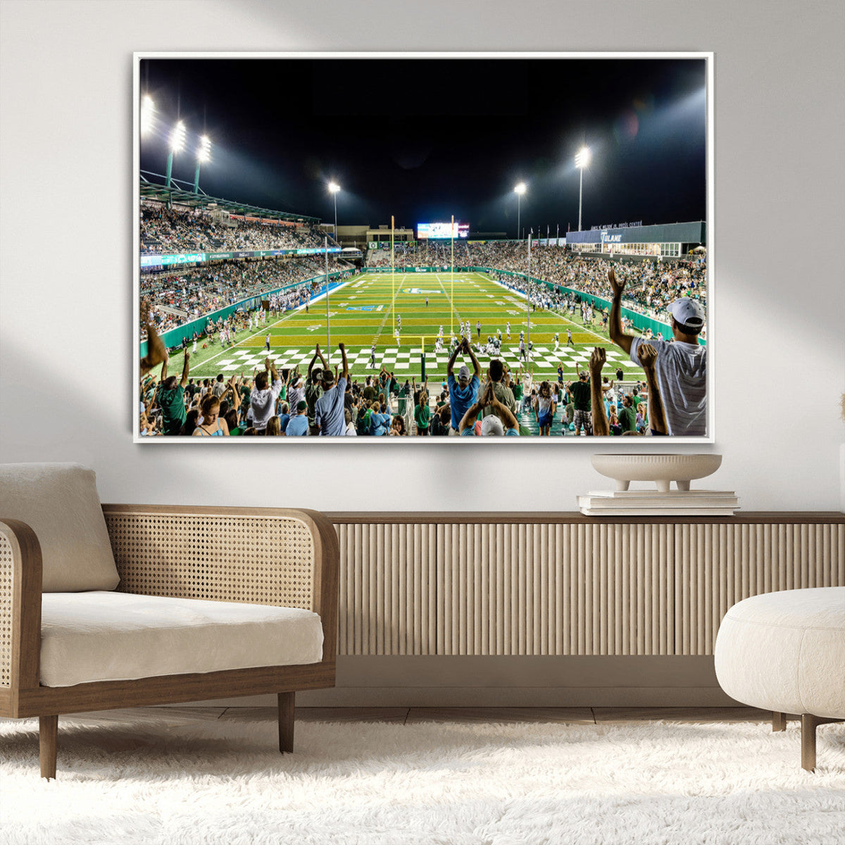 The Tulane University Green Wave Football Team Print - New
