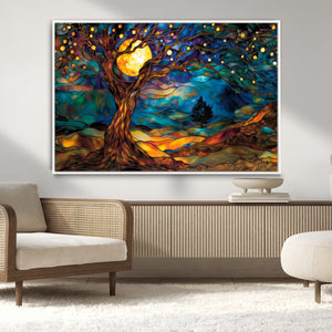 Tree of Life Wall Art - Yggdrasil Tree of Life Canvas Print