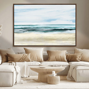 Ocean Abstract Wall Art Canvas Print