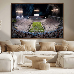 Penn Stadium Football Wall Art Canvas Print, Pennsylvania