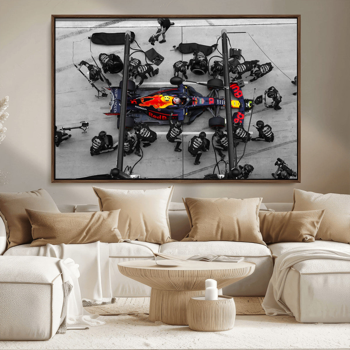 RedBull Formula 1 Canvas Wall Art Print