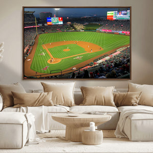 Angel Stadium Aerial Canvas Print – Los Angeles Angels