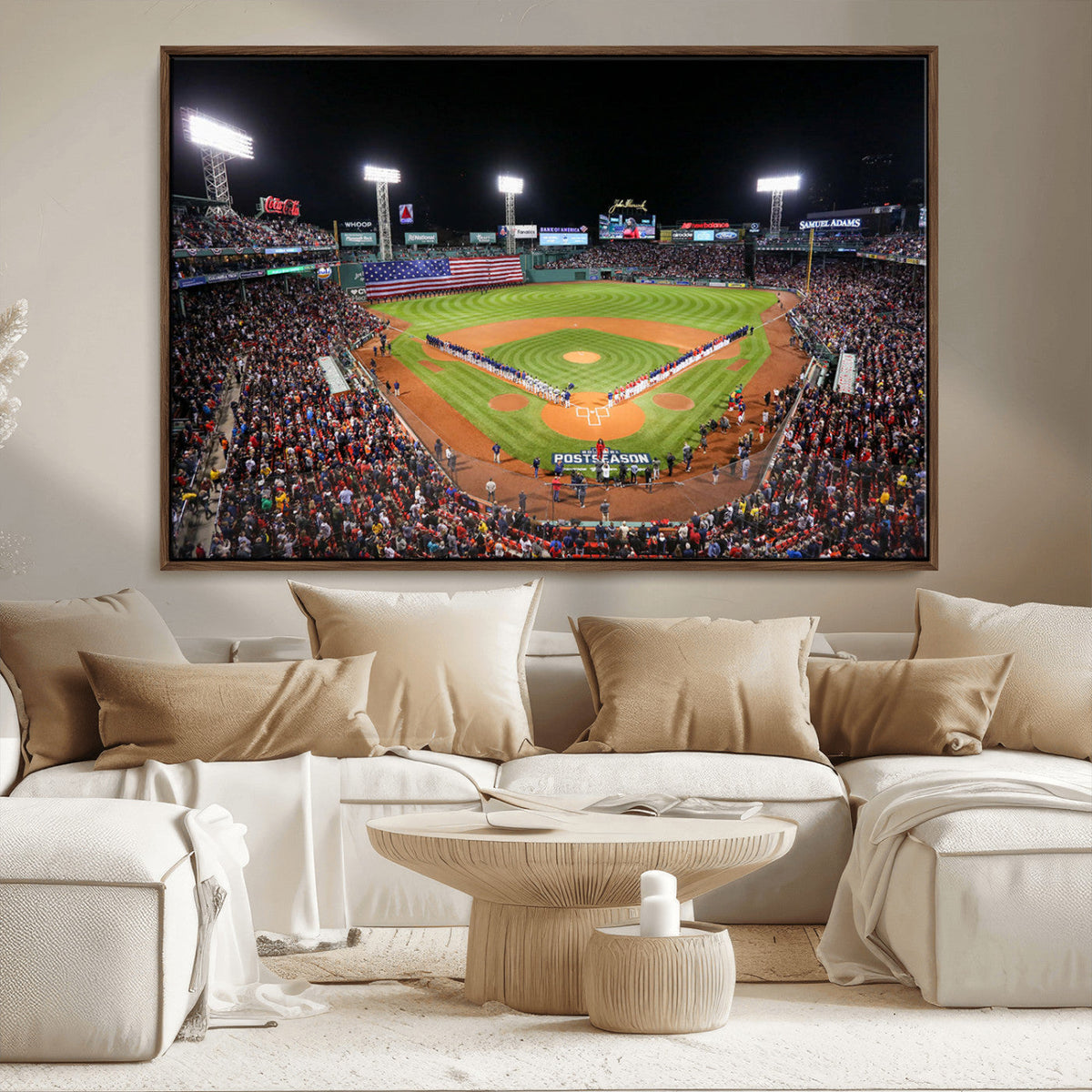 Fenway Park Wall Art Canvas Print | Large Baseball Stadium