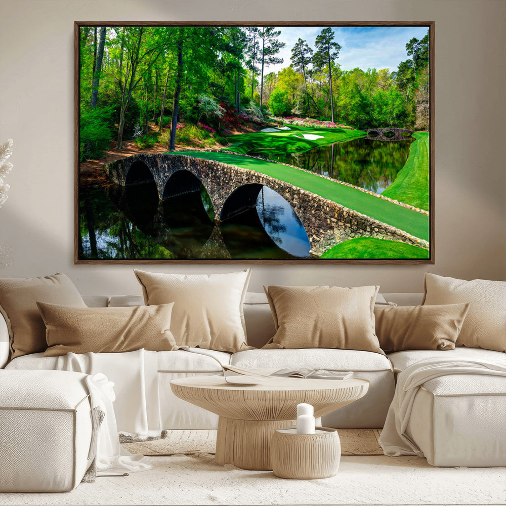 Augusta National Golf Club Wall Art - Panoramic Bridge &