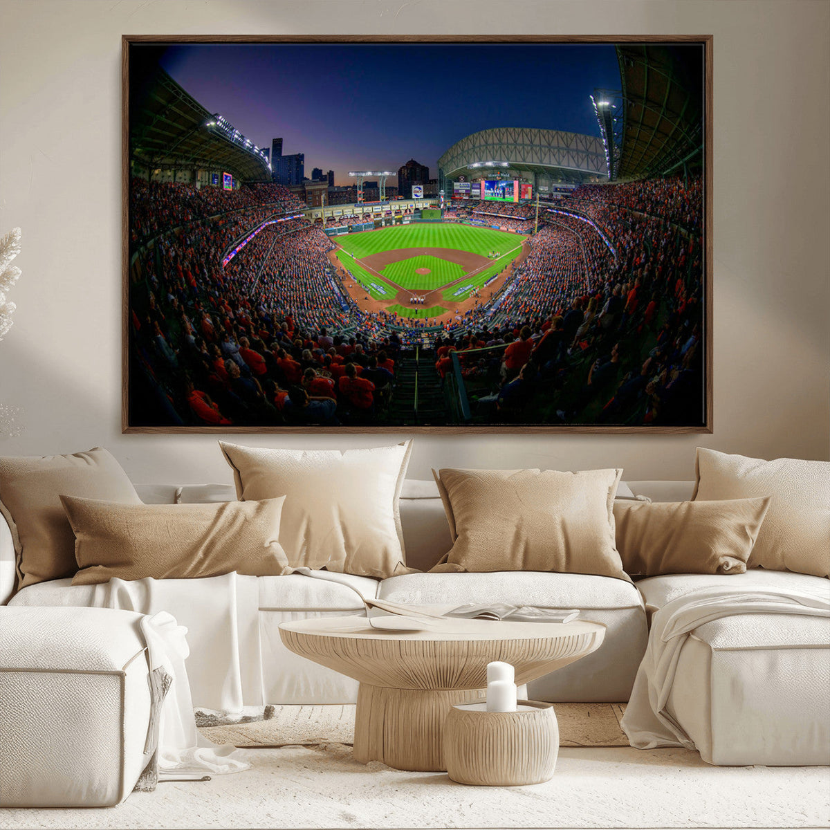 Houston Astros Baseball Print Canvas - Houston Minute Maid