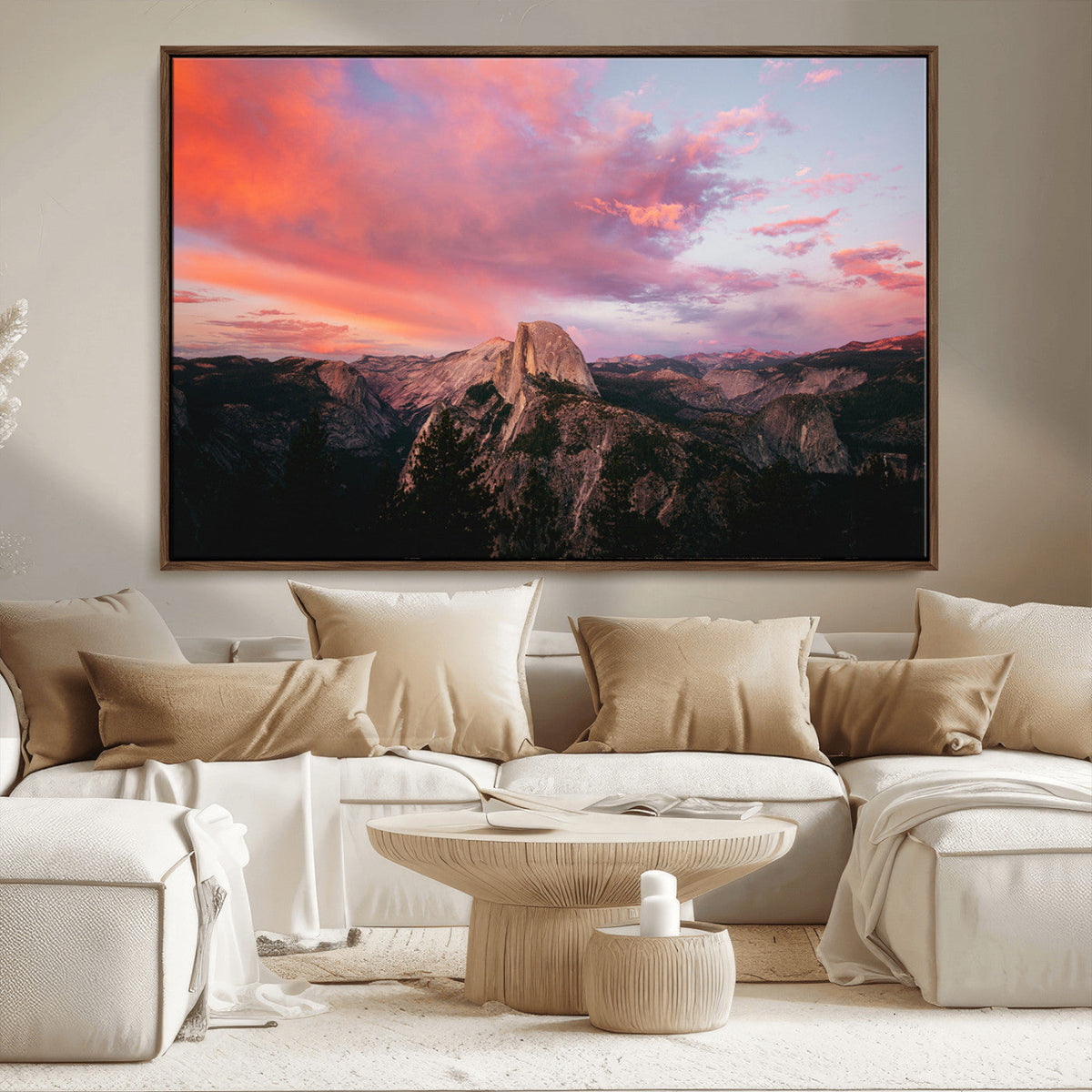 Half Dome Wall Art Canvas Print – Framed Yosemite National