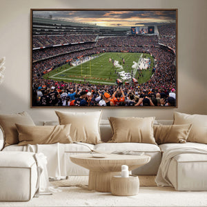 Chicago Bears Soldiers Field Wall Art Canvas Print – Framed