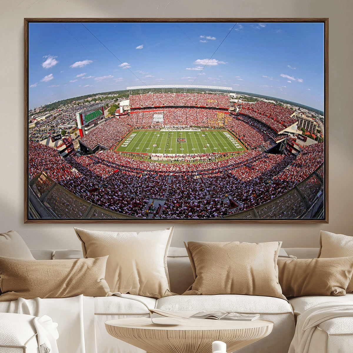 William Brice Stadium Wall Art Canvas Print – Stadium Crowd