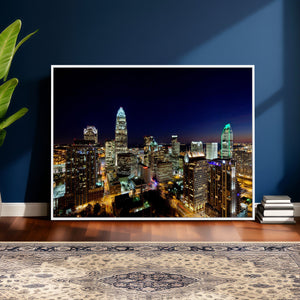 Atlanta Skyline Wall Art Canvas Print – Modern Cityscape
