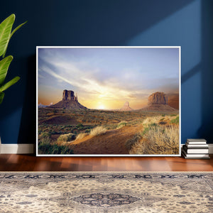 Monument Valley Desert Wall Art Canvas Print, Southwest