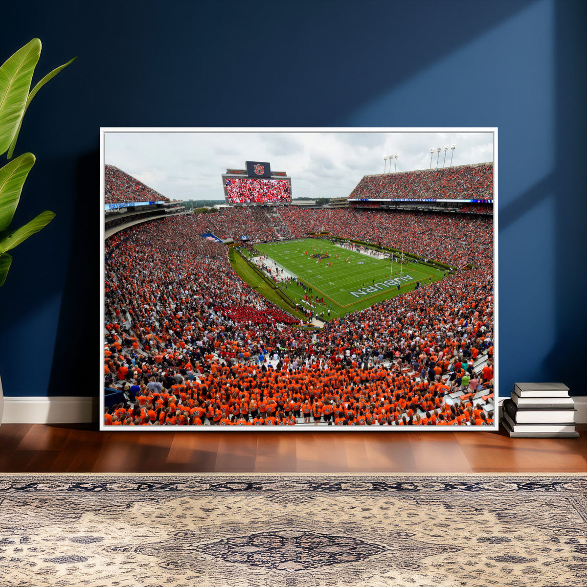 Auburn Stadium Wall Art Canvas Print, Jordan Hare Stadium