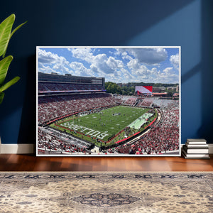 Georgia Bulldogs Stadium Wall Art Canvas Print, Sanford