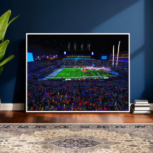 Ole Miss Rebels Vaught Hemingway Stadium Wall Art Canvas