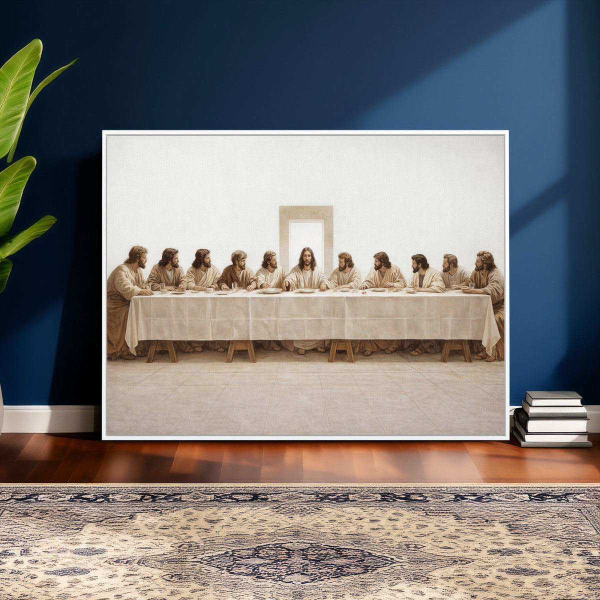 The Last Supper Wall Art Canvas Print, Jesus Christ Biblical